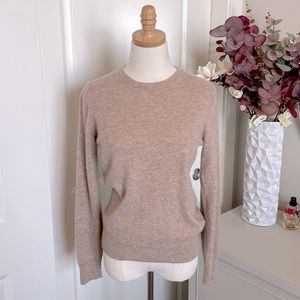 QUINCE | 100% Cashmere Crewneck Sweater - Oatmeal | Size: Medium